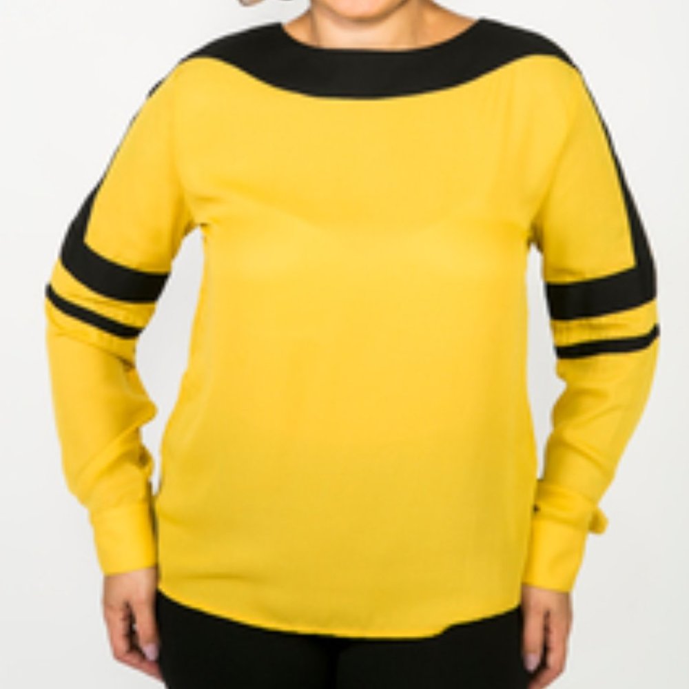 Mustard blouse